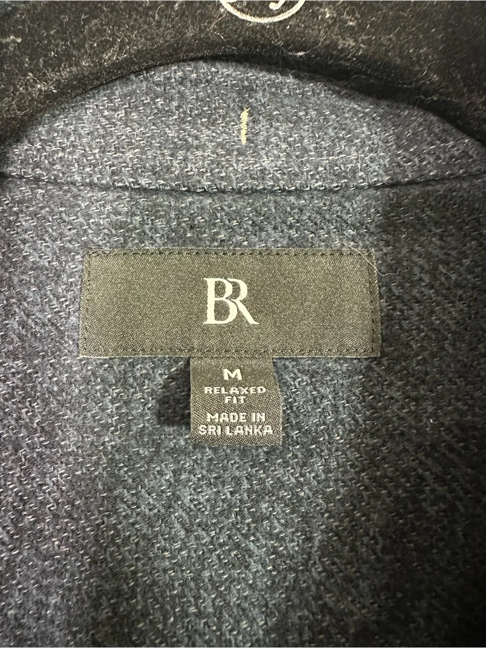 Banana Republic Navy Blue Long Sleeve Cotton Button Down Shirt